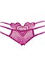 お買い得  レディースショーツ-Women&#039;s Cut Out / Vintage Style Cotton G-strings &amp; Thongs Panties / Ultra Sexy Panties Jacquard Natural Black Fuchsia Royal Blue One-Size