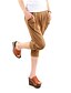 זול מכנסיים לנשים-בגדי ריקוד נשים שיק ומודרני ג&#039;ינסים מכנסי הרמון סגנון מודרני מכנסיים לבוש יומיומי מיקרו-אלסטי אחיד כותנה גיזרה בינונית (אמצע) משוחרר בורדו שחור ירוק אפור סגול מידה אחת