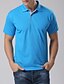 cheap Men&#039;s Polos-Men&#039;s Solid Colored Polo - Cotton Daily Plus Size White / Purple / Yellow / Red / Watermelon / Light Green / Orange / Green / Short Sleeve