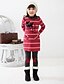 cheap Sets-Girl&#039;s Cotton/Polyester Medium Cute Leisure Stripe Long Sleeve Clothing Set