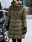 cheap Women&#039;s Puffer&amp;Parka-Women&#039;s Vintage Long Padded - Solid Colored Stand / Winter / Lined
