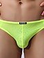 cheap Men&#039;s Briefs Underwear-Men&#039;s Polyester Solid Colored Red Green Blue