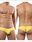cheap Men&#039;s Briefs Underwear-Men&#039;s Super Sexy Briefs Underwear Solid Colored 1 Piece White Black Yellow S M L
