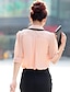 ieftine Bluze &amp; Cămăși Damă-contrast dragut femei arc guler camasa cu maneci jumătate