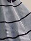 Χαμηλού Κόστους Φορέματα-Κορίτσια » Αμάνικο Ριγέ Τρισδιάστατα τυπωμένα γραφικά Φορέματα Φιόγκος Ριγέ Φόρεμα Καλοκαίρι