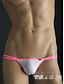 baratos Moda Íntima Exótica para Homem-Homens G-string Underwear Sólido Cintura Baixa Branco Preto M L XL