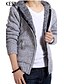 cheap Men&#039;s Sweaters &amp; Cardigans-Men&#039;s Long Sleeve Cardigan - Solid Colored