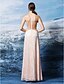 Χαμηλού Κόστους Φορέματα Χορού Αποφοίτησης-Ίσια Γραμμή Καλωσόρισμα Χοροεσπερίδα Επίσημο Βραδινό Φόρεμα Illusion Seckline Αμάνικο Μακρύ Δαντέλα με Δαντέλα 2020