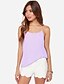 cheap Tank Tops &amp; Camis-Women&#039;s Daily Street chic Tank Top - Solid Colored Backless Halter Neck Purple