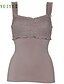 abordables Corsets et lingerie sculptante-Non Spécifié Corset / Ensemble Corset - Mosaïque Femme Noir Beige Gris XL XXL 3XL