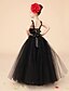 cheap Flower Girl Dresses-Ball Gown Floor Length Flower Girl Dress Cute Prom Dress Satin with Sash / Ribbon Fit 3-16 Years