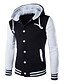 cheap Men&#039;s Hoodies &amp; Sweatshirts-Men&#039;s Sports Active Long Sleeve Hoodie Jacket - Color Block Red L / Spring / Fall / Winter