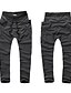 abordables Pantalons Homme-Pantalon de Sport Pour des hommes Couleur plaine Décontracté / Travail / Sport Mélange de Coton Noir / Gris