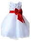 preiswerte Kleider-Mädchen&#039; Ärmellos Farbblock 3D-gedruckte Grafik Kleider Schleife Zum Kleid Polyester Kleid Sommer Baby Ausgehen Schlank