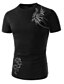abordables Hauts de Homme-Tee-shirt Homme,Imprimé Imprimé Chic &amp; Moderne