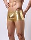 cheap Men&#039;s Briefs Underwear-Men&#039;s Nylon Solid Colored Gold