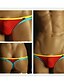 cheap Men&#039;s Exotic Underwear-Men&#039;s Modern Style Shorties &amp; Boyshorts Panties - Normal, Color Block Low Waist White Black Yellow M L XL / Skinny