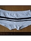 cheap Men&#039;s Briefs Underwear-Men&#039;s Basic Boxers Underwear - Normal, Color Block 1 Piece Mid Rise White Blue S M L