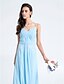 cheap Bridesmaid Dresses-Sheath / Column Bridesmaid Dress Spaghetti Strap Sleeveless Elegant Floor Length Chiffon / Lace with Lace / Criss Cross