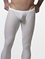 preiswerte Exotische Herrenunterwäsche-Herren Lange Unterhosen Nylon Super Sexy Lange Unterhosen Einfarbig
