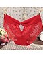 cheap Panties-Dnyh®Women&#039;s  Hollow flounces high-grade transparent lace low waist briefs