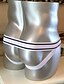 cheap Men&#039;s Exotic Underwear-Men&#039;s Hole Super Sexy G-string Underwear Striped Low Waist White Black Red S M L