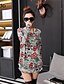 cheap Women&#039;s Dresses-Women&#039;s Daily Chic &amp; Modern Loose Dress Print Fall Screen Color One-Size