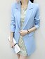 cheap Women&#039;s Blazer&amp;Suits-Women&#039;s Plus Size Blazer-Solid Colored Shirt Collar
