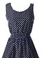 cheap Women&#039;s Dresses-Women&#039;s Vintage A Line Dress - Polka Dot Pleated / Summer