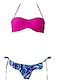 cheap Women&#039;s Swimwear &amp; Bikinis-Women&#039;s Floral / Color Block Halter Neck Bikini Print / Push-up