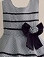 זול שמלות-בנות &#039; ללא שרוולים פסים גרפיקה מודפסת תלת מימדית שמלות פפיון פסים שמלה קיץ