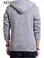 cheap Men&#039;s Sweaters &amp; Cardigans-Men&#039;s Long Sleeve Cardigan - Solid Colored
