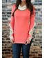 cheap Women&#039;s T-shirts-Women&#039;s Sexy Beach Casual Party Long Sleeve Lace Slim T-shirt