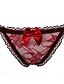 cheap Panties-Women&#039;s C-strings Panty Patchwork Purple Red Pink