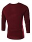 cheap Men&#039;s Tops-Men&#039;s Daily / Sports / Work Print Solid Colored Long Sleeve Regular Pullover Black / Gray / Wine L / XL / XXL