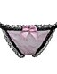 cheap Panties-Women&#039;s C-strings Panty Patchwork Purple Red Pink