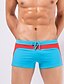 baratos Roupas de Banho Masculinas-Homens Color Block Vermelho Verde Azul Bermuda de Natação Calcinhas, Shorts &amp; Calças de Praia Roupa de Banho - Estampa Colorida L XL XXL Vermelho / 1 Peça