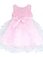 cheap Dresses-Newborn Infant Girl&#039;s Pink/Red/White/Beige/HotPink/Purple BowKnot Polyester Evening Party Dresses for 0~2 Y