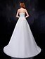 cheap Wedding Dresses-Wedding Dresses A-Line Sweetheart Sleeveless Court Train Satin Bridal Gowns With Beading Appliques 2023 Summer Wedding Party, Women&#039;s Clothing