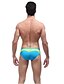 cheap Men&#039;s Swimwear-Men&#039;s Swimwear Bottoms Swimsuit Patchwork Striped Color Block White Black Green Purple Fuchsia Bathing Suits Color Block / Mesh