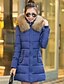 cheap Women&#039;s Puffer&amp;Parka-Women&#039;s New Arrival Korean Slim Long Sleeve Parka Coat , Bodycon/Casual