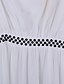 cheap Women&#039;s Dresses-Beach Dress - Solid Colored Summer White