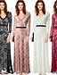 cheap Women&#039;s Dresses-Bella Women&#039;s Boho Pink / White / Black Dresses , Casual / Party V-Neck Long Sleeve