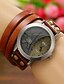 cheap Fashion Watches-Women&#039;s Ladies Wrist Watch Wrap Bracelet Watch Analog Quartz Eiffel Tower / Leather