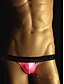 billige Herreundertøj og -sokker-Herre Patchwork Super Sexy Boxer Shorts Farveblok 1 Stykke Hvid Lys Grøn Lys pink M L XL