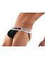 preiswerte Exotische Herrenunterwäsche-Herren G-String Unterwäsche Unterwäsche Loch Einfarbig Baumwolle Niedrige Taillenlinie Sexy Weiß Schwarz S M L