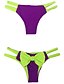 halpa Bikinit ja uima-asut-Naisten Bikini Color Block Niskalenkki / Push-up