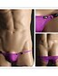 cheap Men&#039;s Exotic Underwear-Men&#039;s Modern Style Sexy Shorties &amp; Boyshorts Panties - Normal, Solid Colored Low Waist White Black Purple M L XL / Skinny