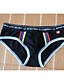 cheap Men&#039;s Briefs Underwear-Men&#039;s Super Sexy Briefs Underwear Color Block 1 Piece Black Gray S M L