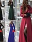cheap Women&#039;s Coats &amp; Trench Coats-Women&#039;s Trench Coat Maxi Coat Shirt Collar Jacket Long Sleeve Red Blue Emerald